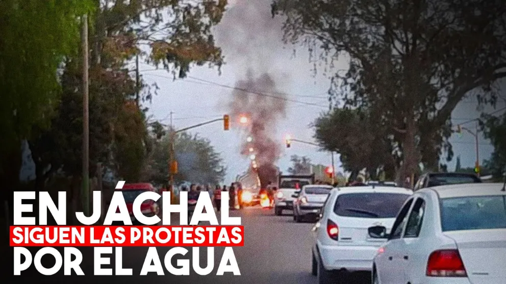 Volvieron a cortar la ruta en Jáchal por la falta de agua