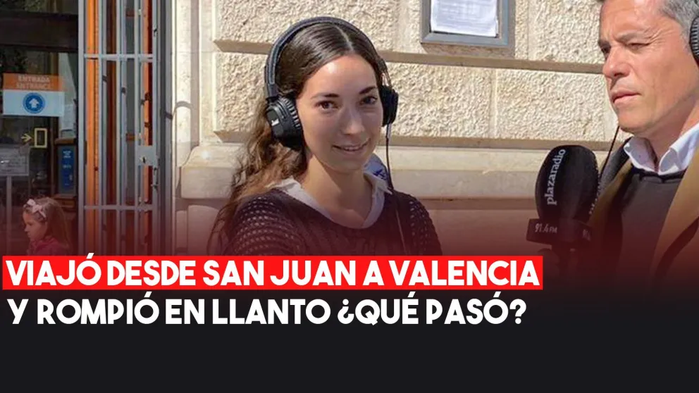 Viajó desde San Juan hasta Valencia, le suspendieron las fallas y rompió en llanto
