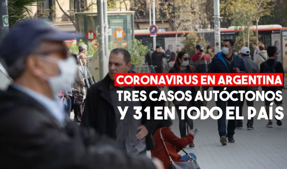 Confirmaron otros diez casos de coronavirus y tres de ellos se contagiaron en la Argentina