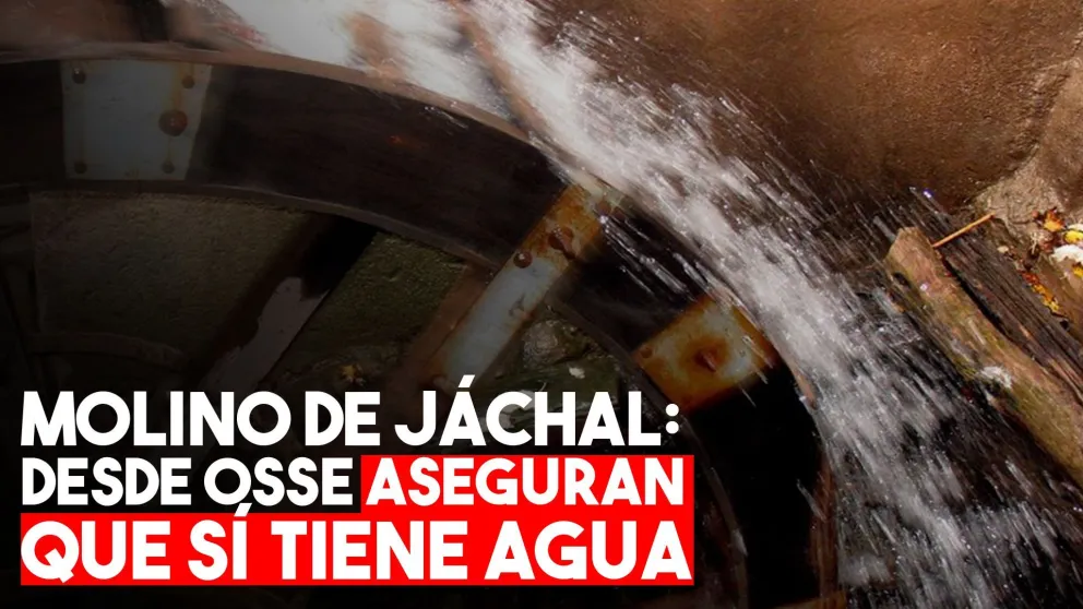 Molino de Jáchal: desde OSSE aseguran que el agua está llegando normalmente