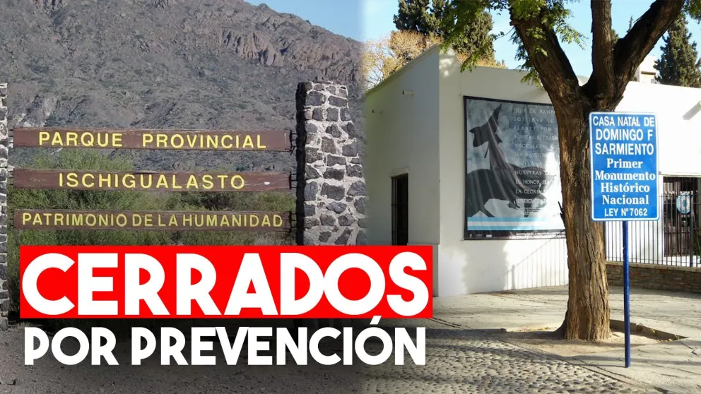 Dos atracciones turísticas sanjuaninas cerrarán sus puertas por el coronavirus