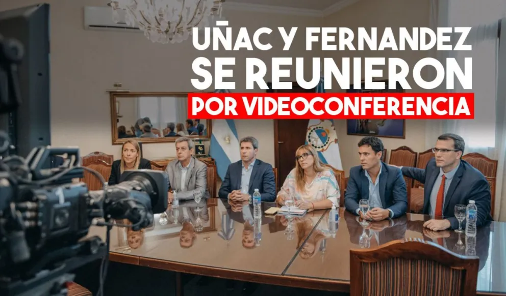 Coronavirus: por videoconferencia Alberto Fernández en diálogo con Sergio Uñac sobre las medidas tomadas
