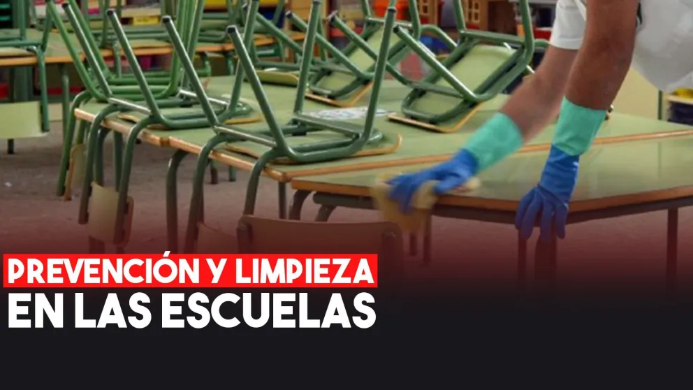 Por el coronavirus, Educación entregará kits de limpieza a establecimientos educativos
