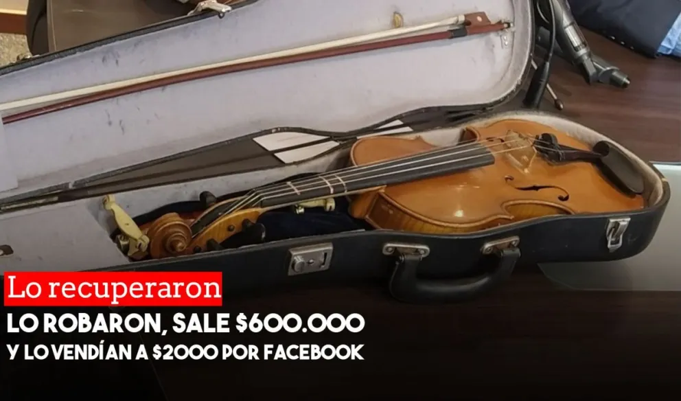 Recuperaron un instrumento musical valuado en $600.000 y vendido por $2000