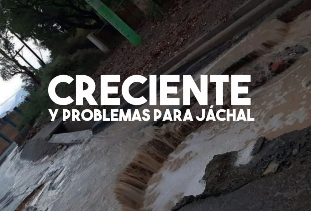 Otra vez, la corriente causó estragos en Jáchal