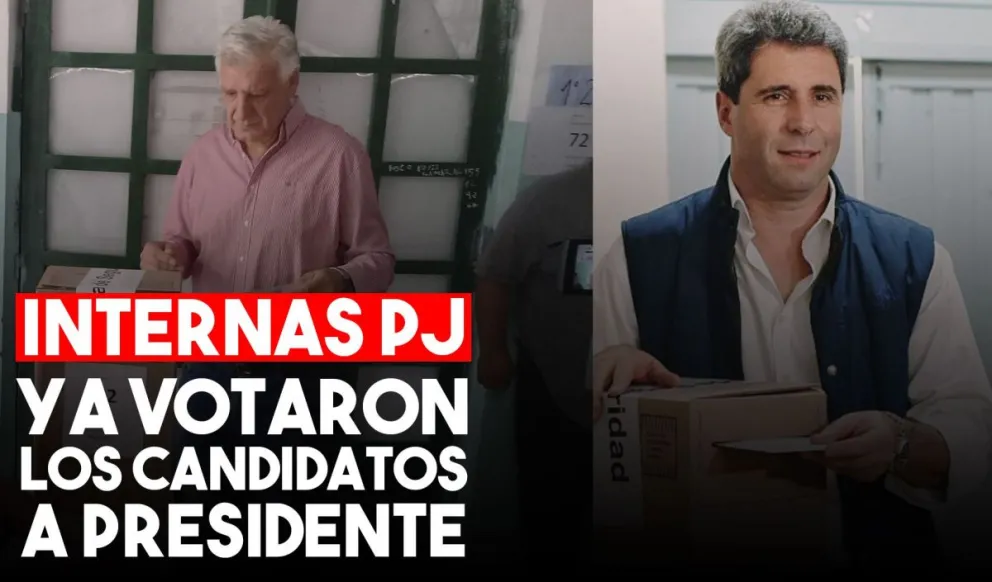 Internas del Partido Justicialista en San Juan: ya votaron los dos candidatos a presidentes