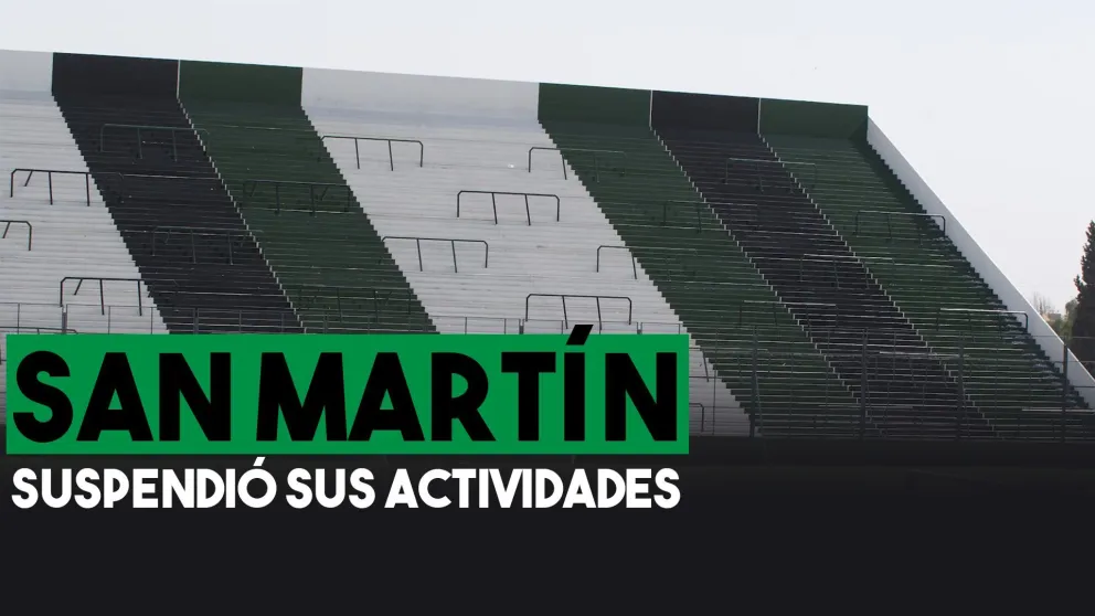 San Martín decidió suspender las actividades del fútbol amateur