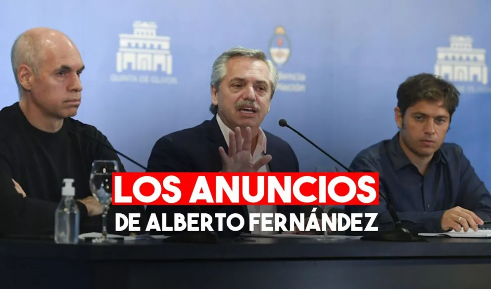 Alberto Fernández anunció la suspensión de las clases y el cierre de las fronteras por 15 días