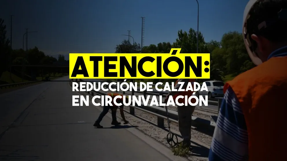 Habrá reducción de calzada en Avenida Circunvalación durante toda la semana