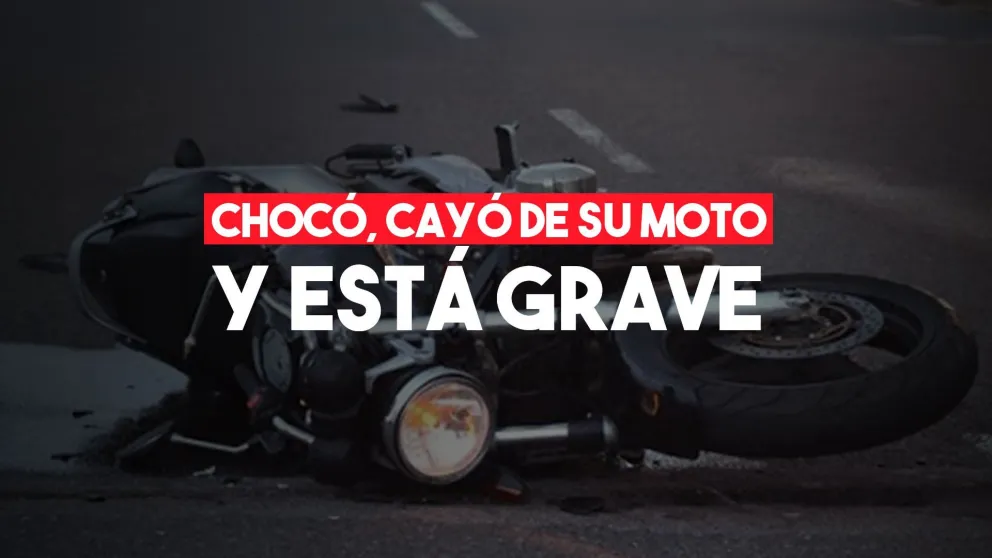 Chocó contra un montículo de tierra y está delicado