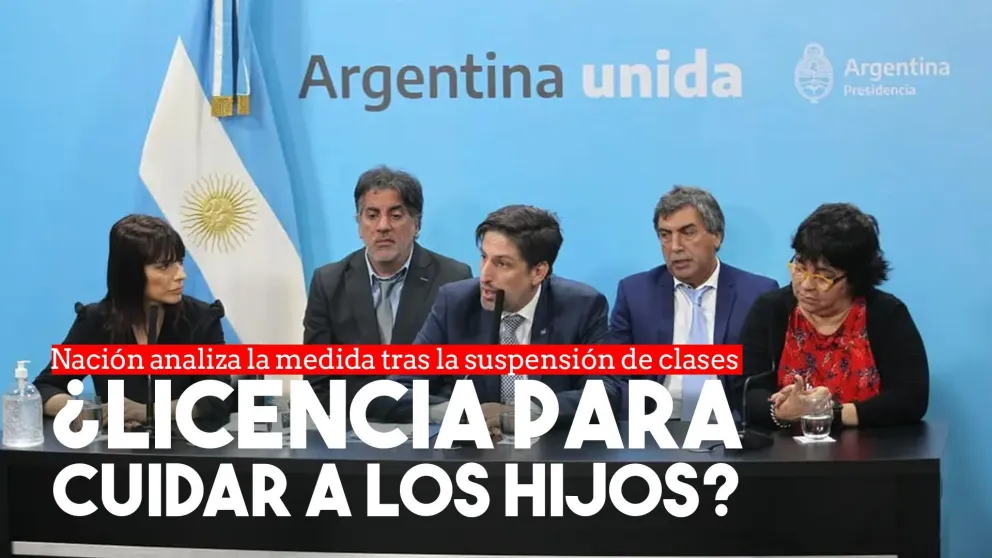 Sin clases, analizan si les dan licencia a quien trabaje y no tenga con quién dejar a los hijos