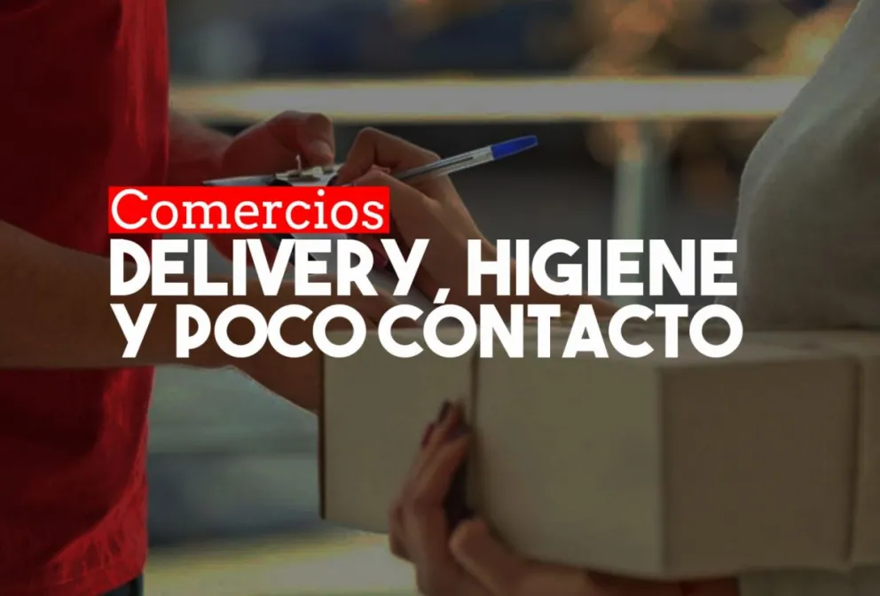 Alentar el uso del delivery para disminuir el contacto, el protocolo para los comercios