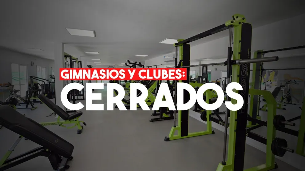 Obligan a los clubes y gimnasios a cerrar sus puertas