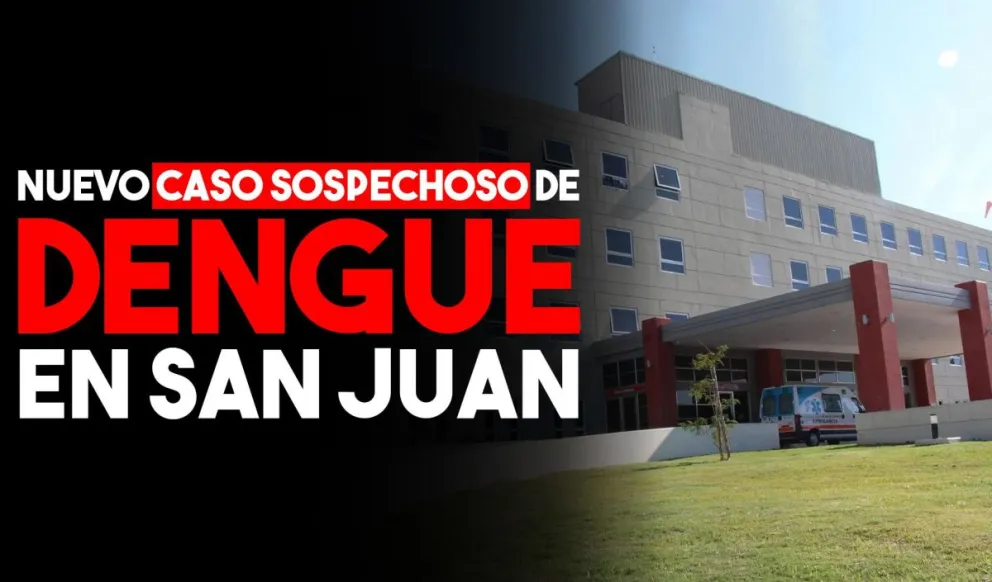 Ingresó al Hospital Rawson un nuevo caso sospechoso de dengue