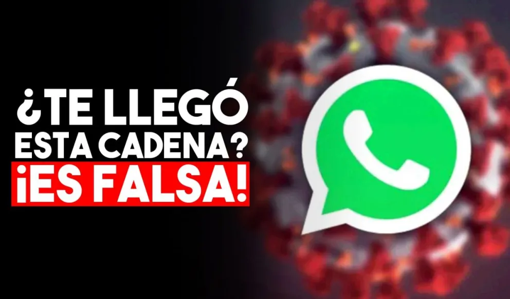 En WhatsApp circula una noticia falsa sobre un protocolo de coronavirus