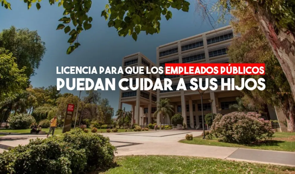Le darán licencia a agentes de la administración pública que deban cuidar a sus hijos
