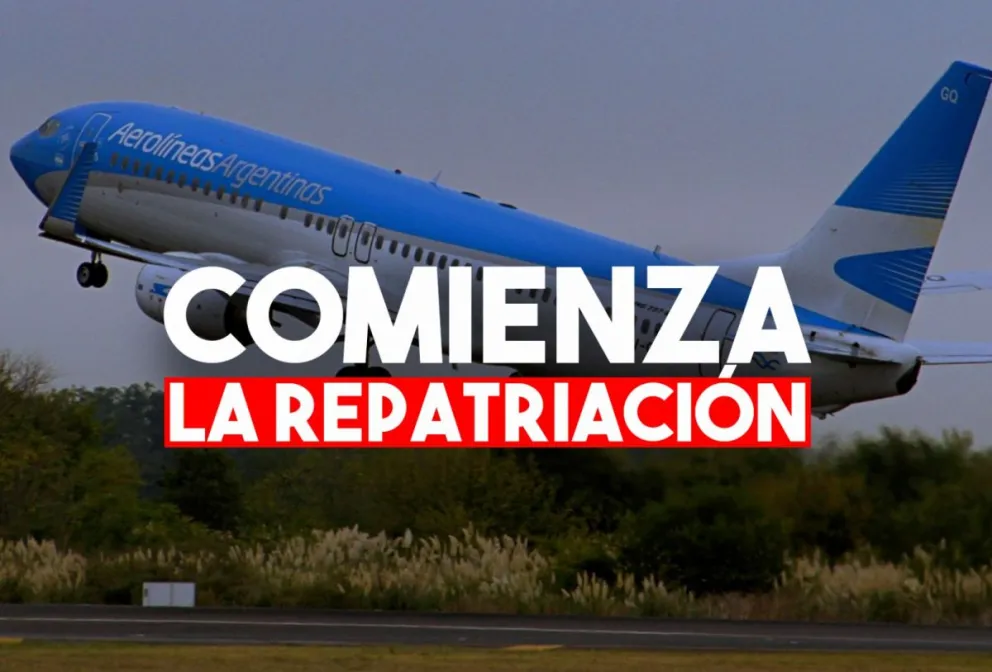 Aerolíneas Argentinas empieza a repatriar a los argentinos varados en el exterior