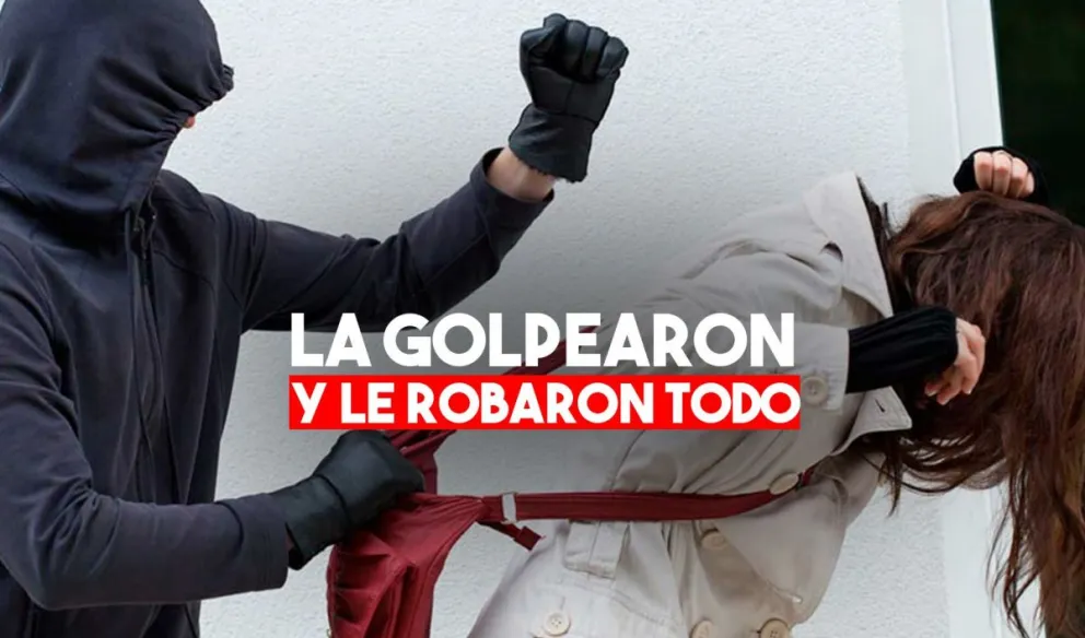 Golpearon brutalmente a una mujer para robarle