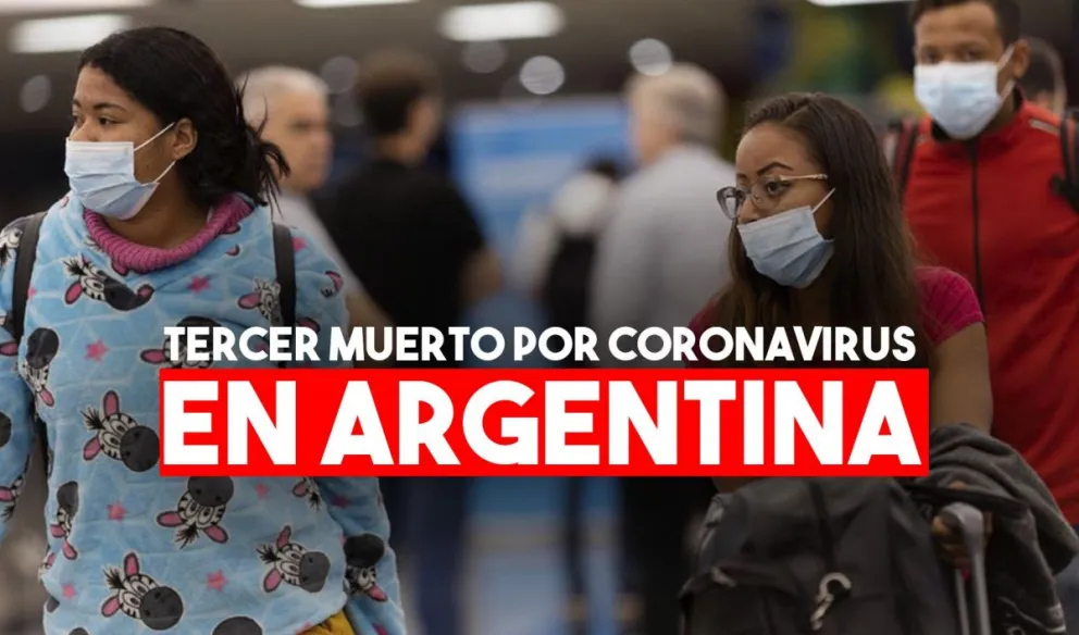 Hay un tercer muerto por coronavirus en Argentina