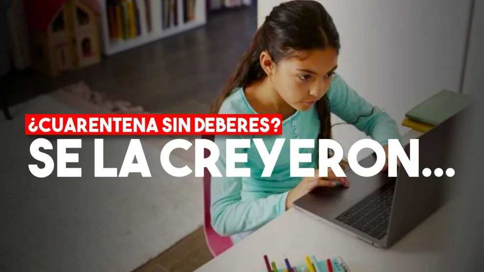 Para que los chicos no se atrasen, aula virtual para trabajar en casa