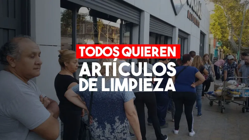 Los supermercados venden el doble de artículos de limpieza