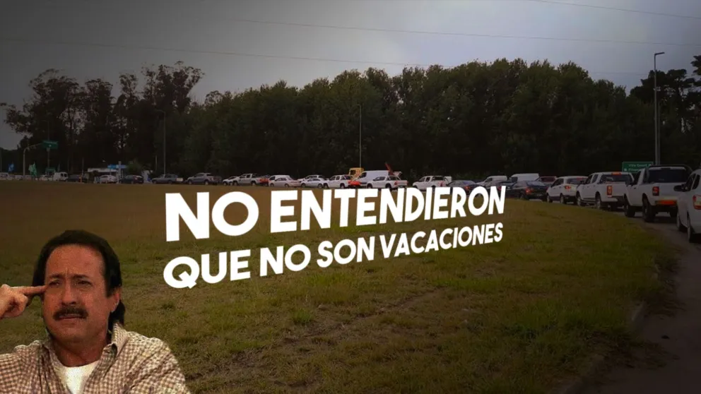 Largas filas de autos para ingresar a Pinamar y Villa Gesell en medio de la cuarentena