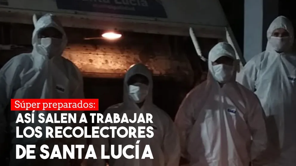Los recolectores de residuos de Santa Lucía