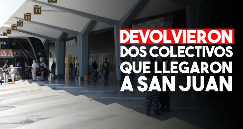 Llegaron a San Juan dos colectivos de Salta y Jujuy y no dejaron bajar a los pasajeros