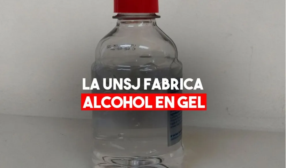 La UNSJ comenzó a fabricar alcohol en gel