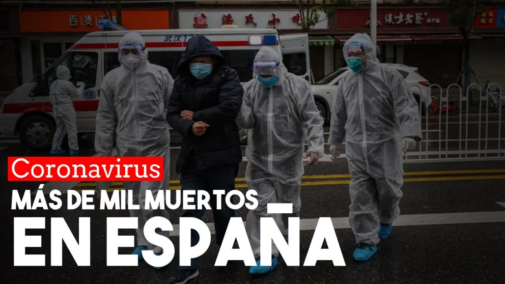 España superó los mil muertos por coronavirus y los contagiados son casi 20 mil