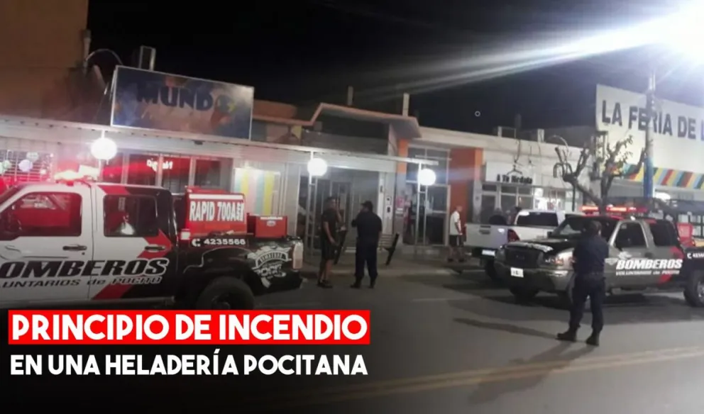 Por un desperfecto eléctrico en un freezer casi se incendia una heladería