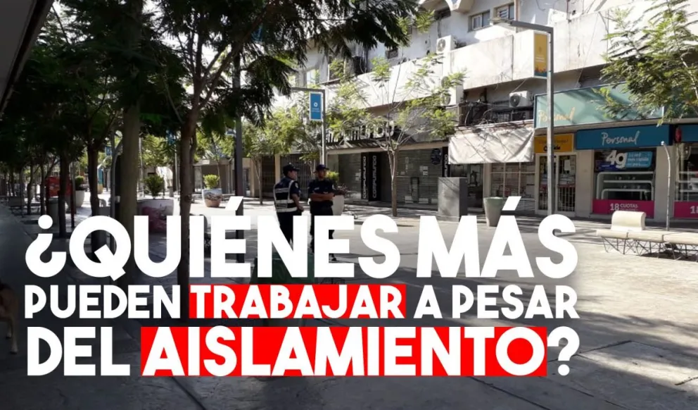 Se agregaron nuevas actividades que están exceptuadas del aislamiento obligatorio