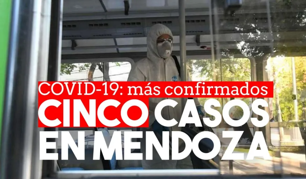 COVID-19: Mendoza pasó de uno a cinco casos confirmados