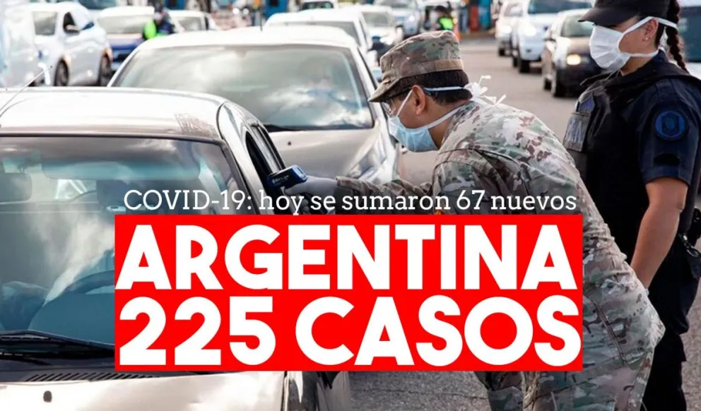 Confirmaron 67 nuevos casos y crece el número de enfermos en el país