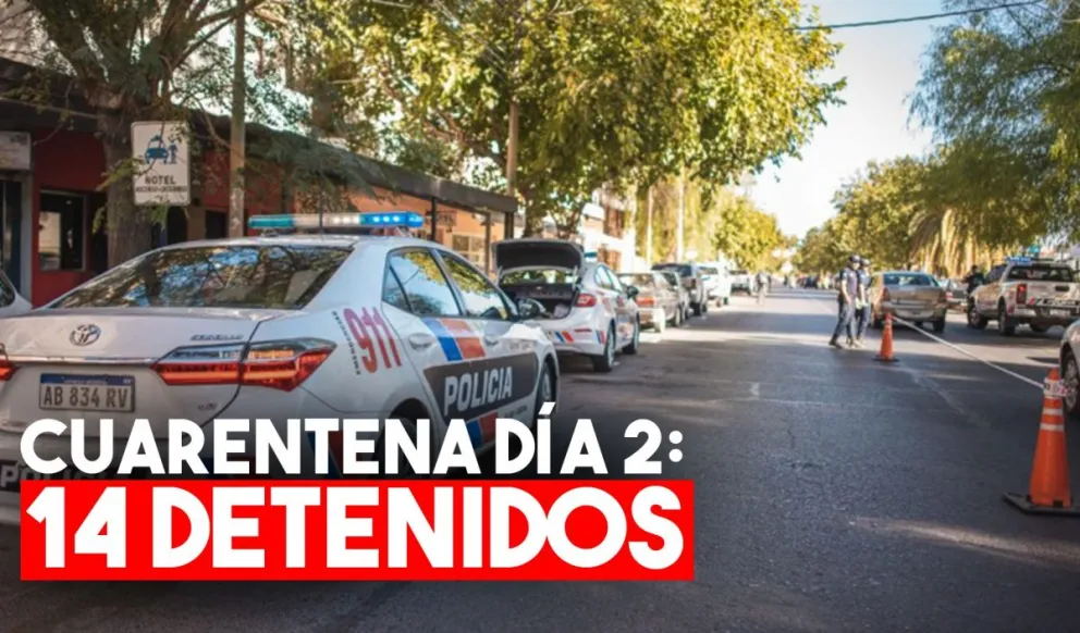 Segundo día de cuarentena: estos son los números del control