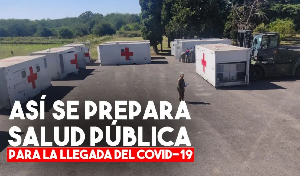 Salud Pública refuerza los hospitales con campamentos sanitarios en distintos departamentos