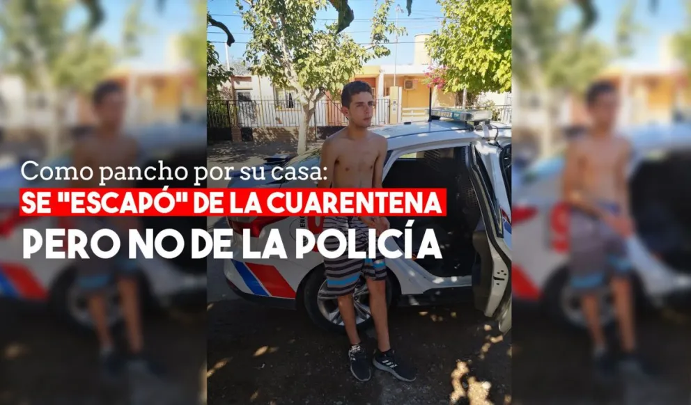 Iba alcoholizado y violando la cuarentena: terminó detenido