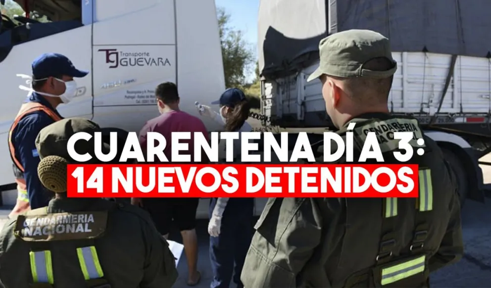 Sigue creciendo la cantidad de detenidos por no cumplir la cuarentena