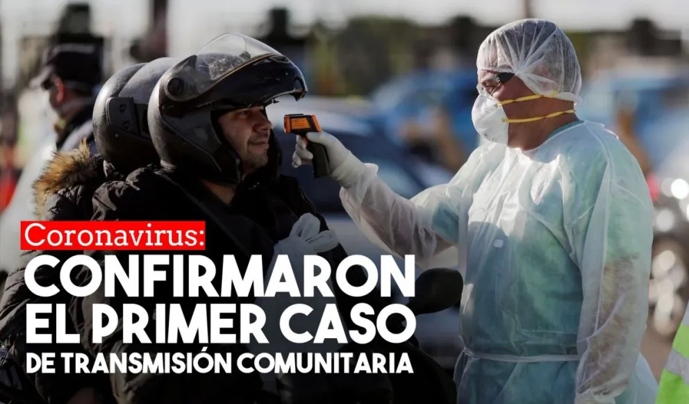 Coronavirus: se registró el primer caso de transmisión comunitaria en Argentina
