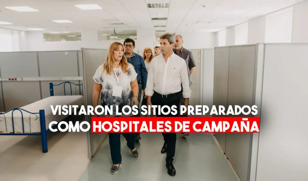Autoridades visitaron los espacios acondicionados para una posible fase de mitigación