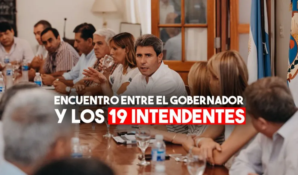 Sergio Uñac se reunió con los 19 intendentes, para trabajar en conjunto