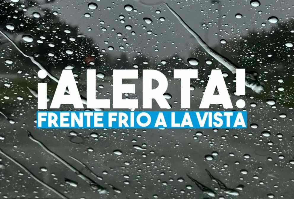 Emiten un alerta por lluvias intensas y viento del sur