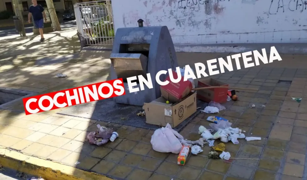 La otra cara de la cuarentena: limpieza en la casa, suciedad en las calles