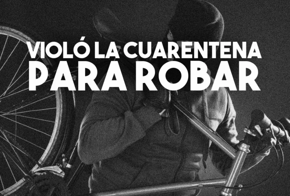 Ingresó a una vivienda, robó una bicicleta y en la huida la tiró