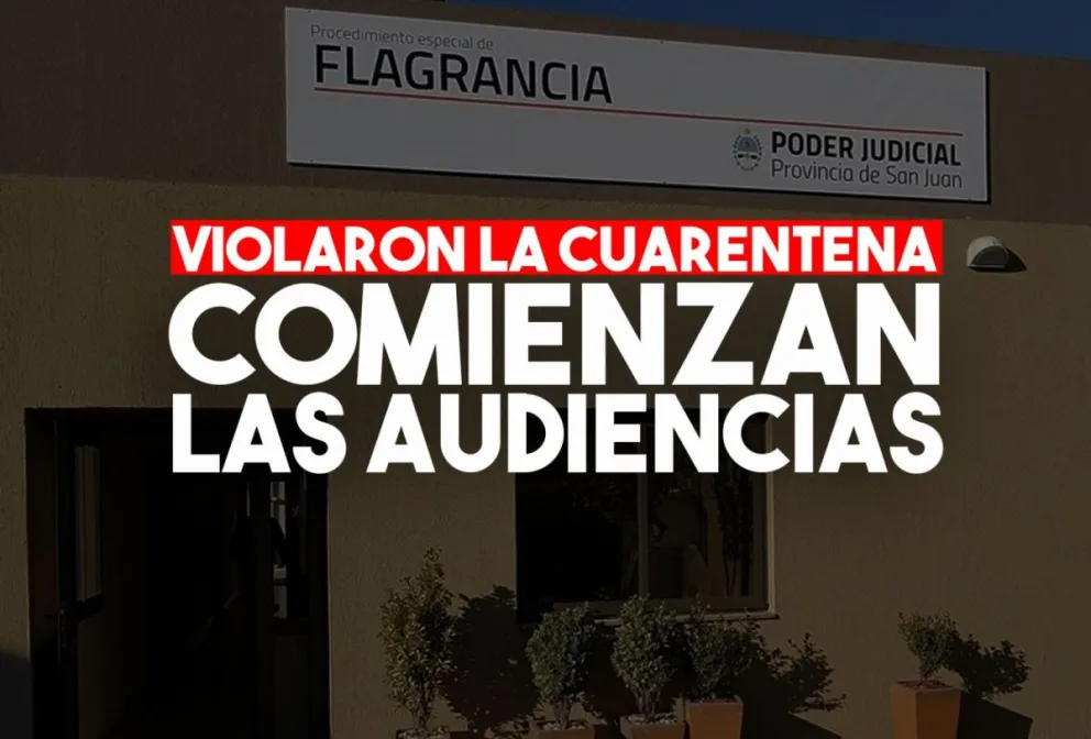 Por videoconferencia, comienzan a juzgar a quienes violaron la cuarentena