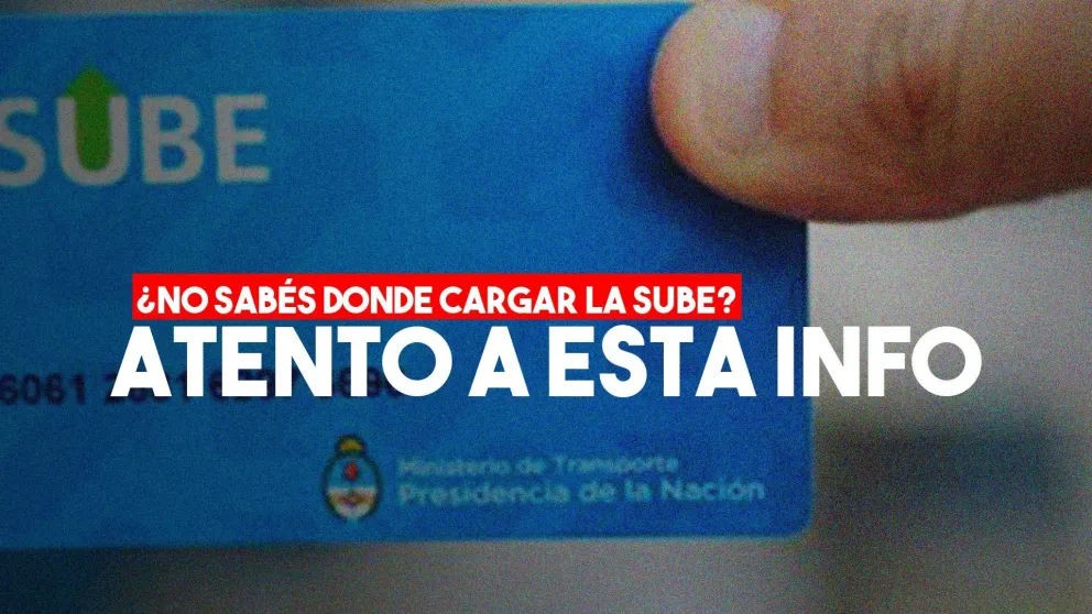 Atención: estos son los medios par cargar la SUBE