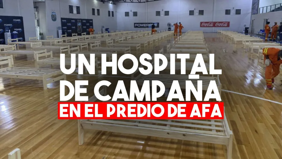 AFA puso a disposición el predio de Ezeiza para los pacientes de coronavirus