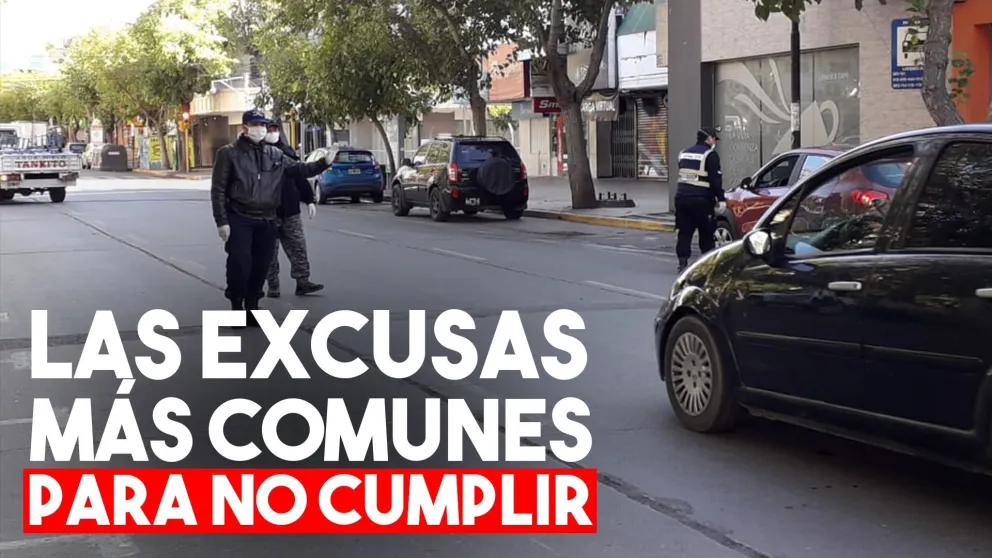 Las excusas de la gente para no cumplir la cuarentena