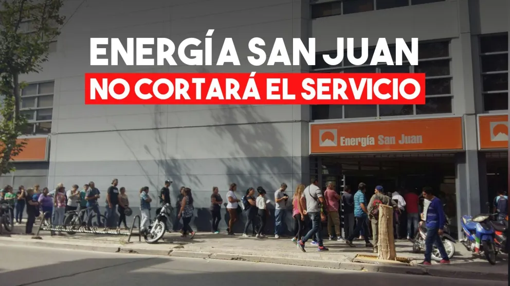 Energía San Juan no cortará el servicio por mora o falta de pago
