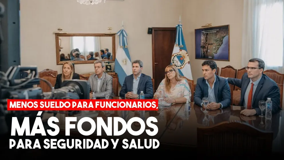 El gobernador recorta sueldos de la planta política para aumentar fondos en seguridad y salud